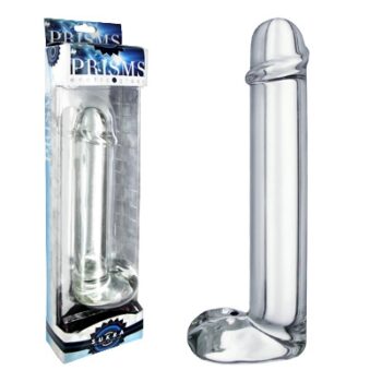 Sukra Glass dildo on valmistatud hüpoallergeenilisest, kõrgkvaliteetsest klaasist. Kaasist sekslelu avab temperatuuri mängudele ukse. Mõõdud: 22.5 x 4.5cm.